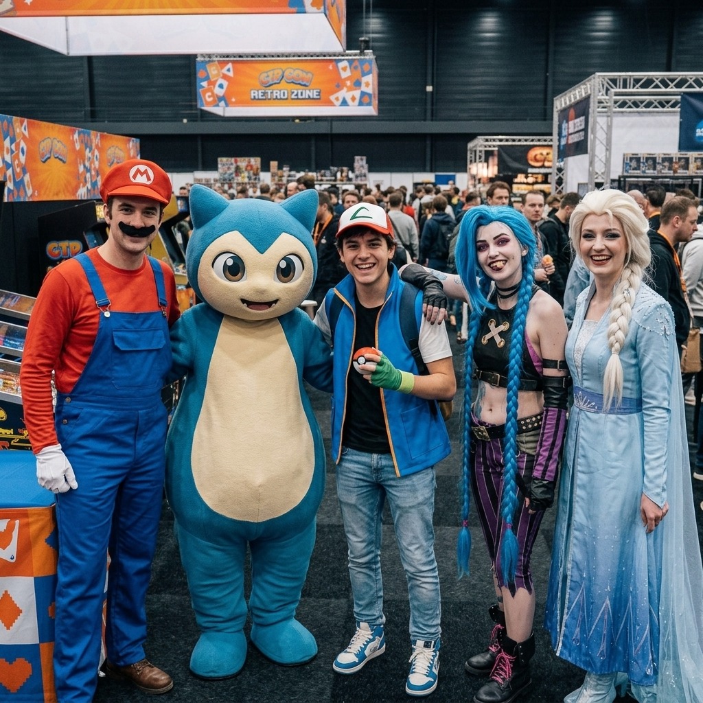 Cosplay visitors at CTP Con